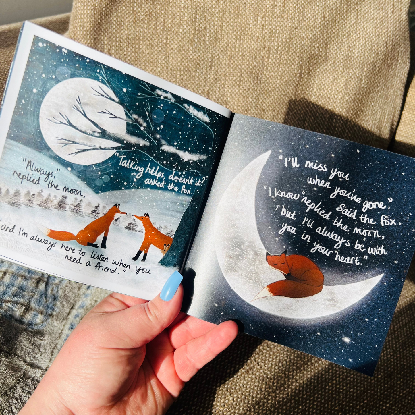 Fox under the Moon - Hug In A Book mini book