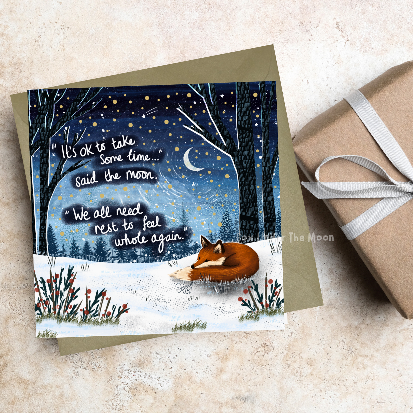 Fox under the Moon - 'Whole Again' - Greeting Card From Fox Under The Moon