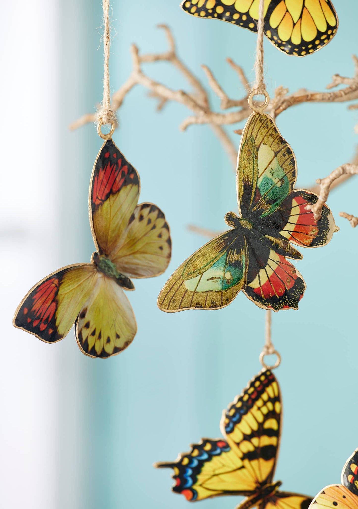 Namaste - Butterfly Metal Decoration
