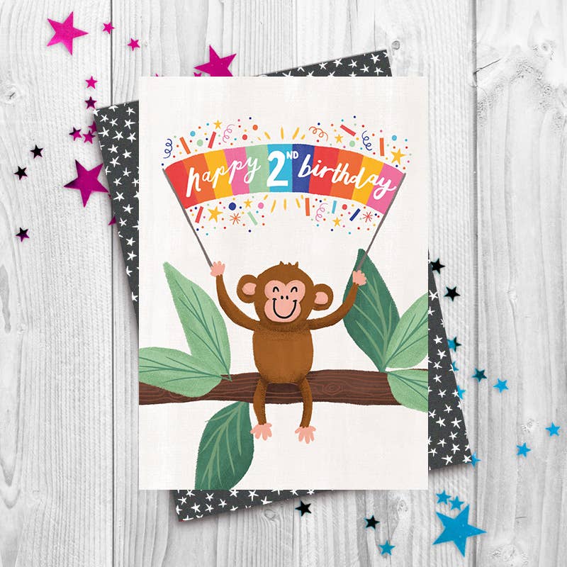 Animal Magic - Age 2 - Greetings Card