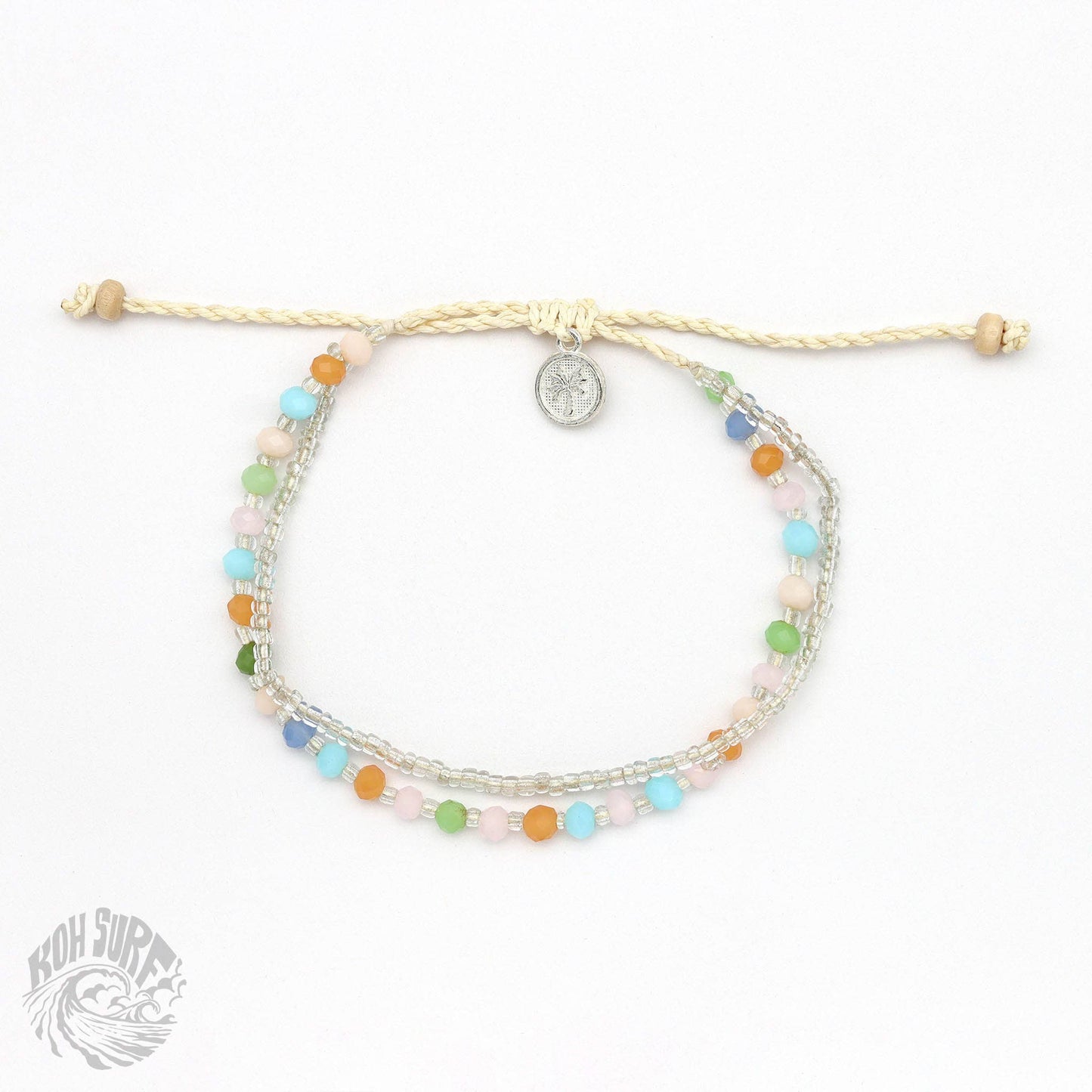 Pineapple Island -  Kanawa Beach Beaded Bracelet, Surf Bracelet by Koh Surf : Summer Tones