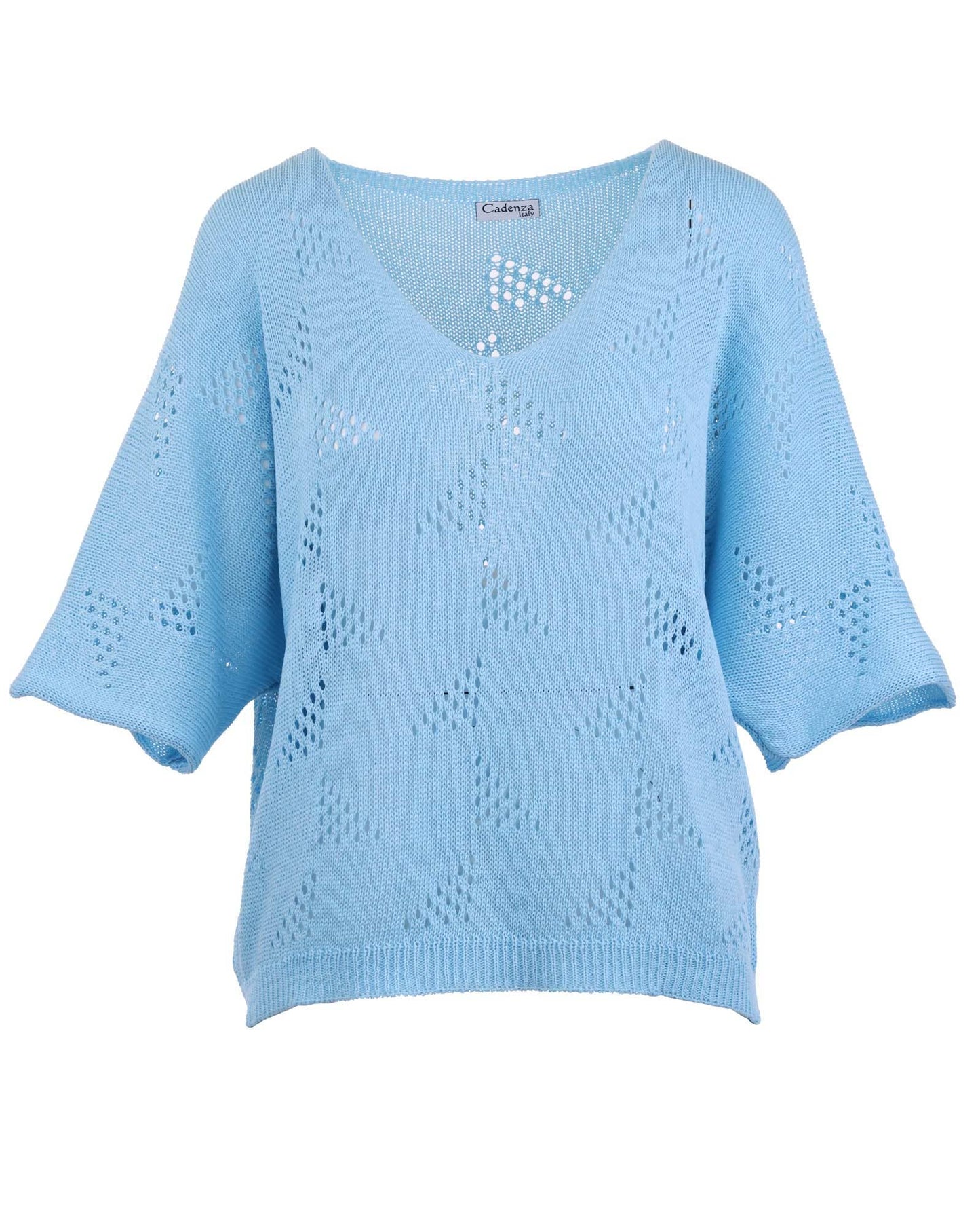 Cadenza Italy Ltd - Cotton Blend Patterned Tunic