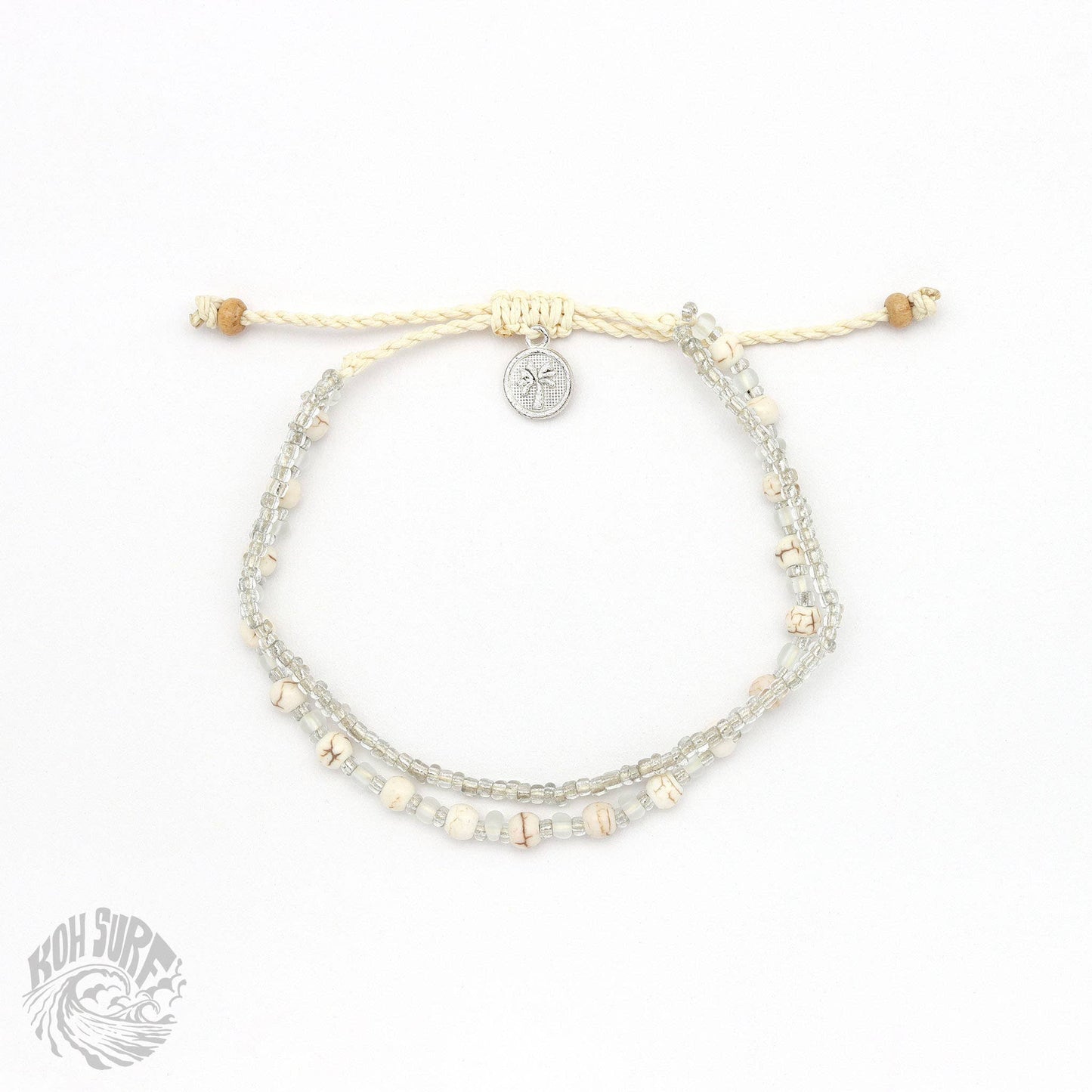 Pineapple Island -  Kanawa Beach Beaded Bracelet, Surf Bracelet by Koh Surf : Summer Tones