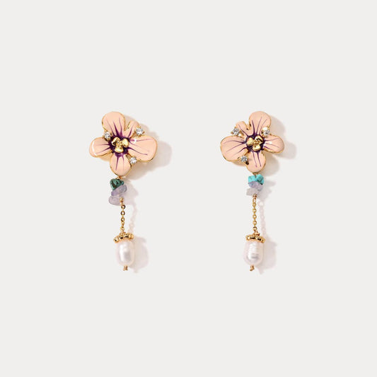 Verdivine - Flower Dangling Earrings