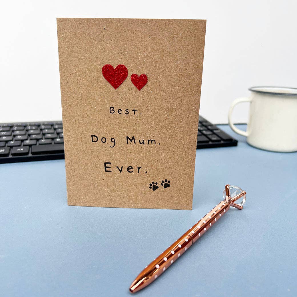 Best Dog Dad Ever Ceramic Coaster