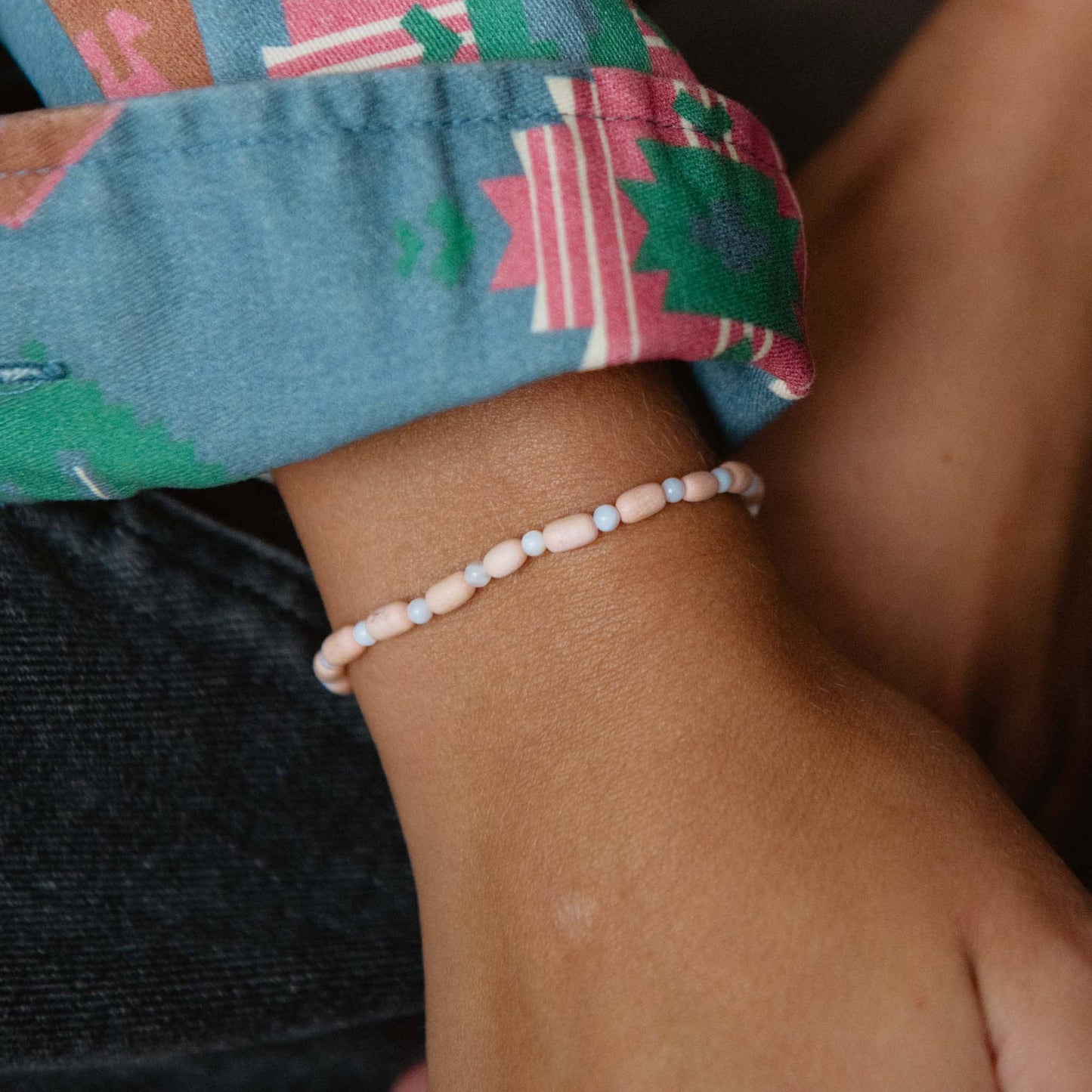 Pineapple Island - Kilauea Wood Beaded Bracelet, Surf, by Pineapple Island - WBB-001