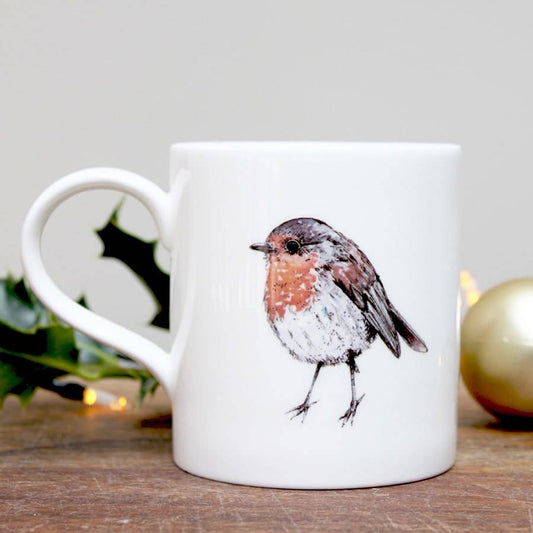 Toasted Crumpet - Robin Fine Bone China Mug in a Gift Box