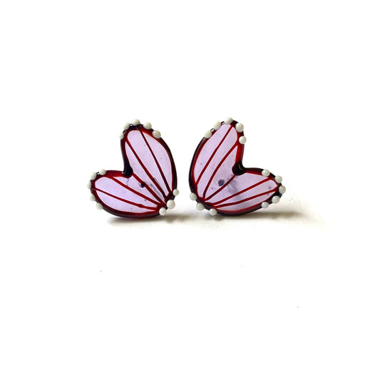 Helen Chalmers - Handmade Butterfly Wing Studs, Crocus