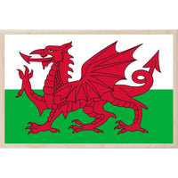 The Wooden Postcard Company - WALES WELSH DRAGON sustainable wood postcard