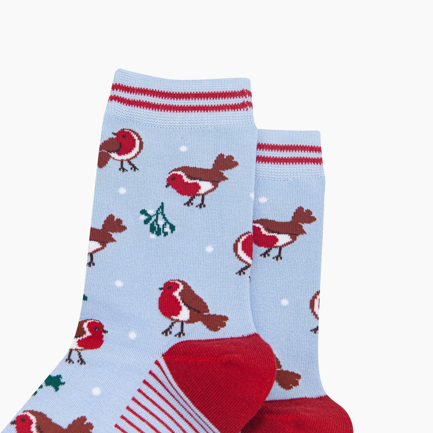Robin Women's Bamboo Socks in Icy Blue