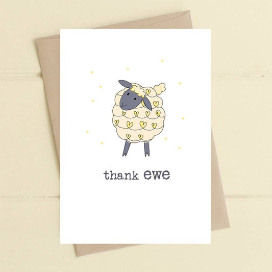 Dandelion Stationery - Thank Ewe