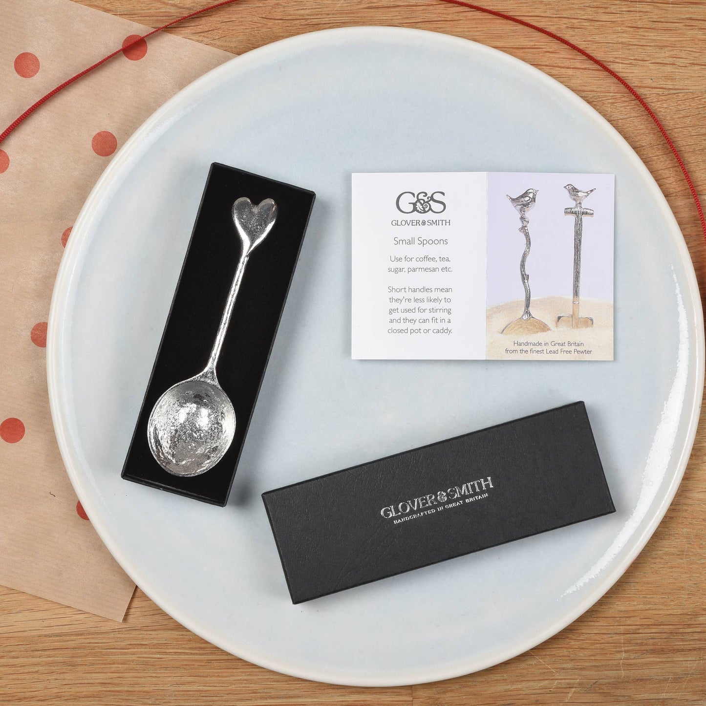 Heart Pewter Teaspoon