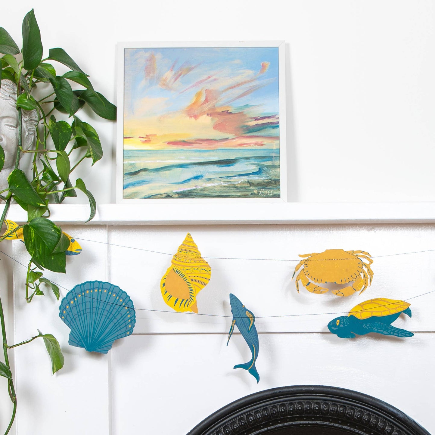 East End Press Sealife Sewn Garland