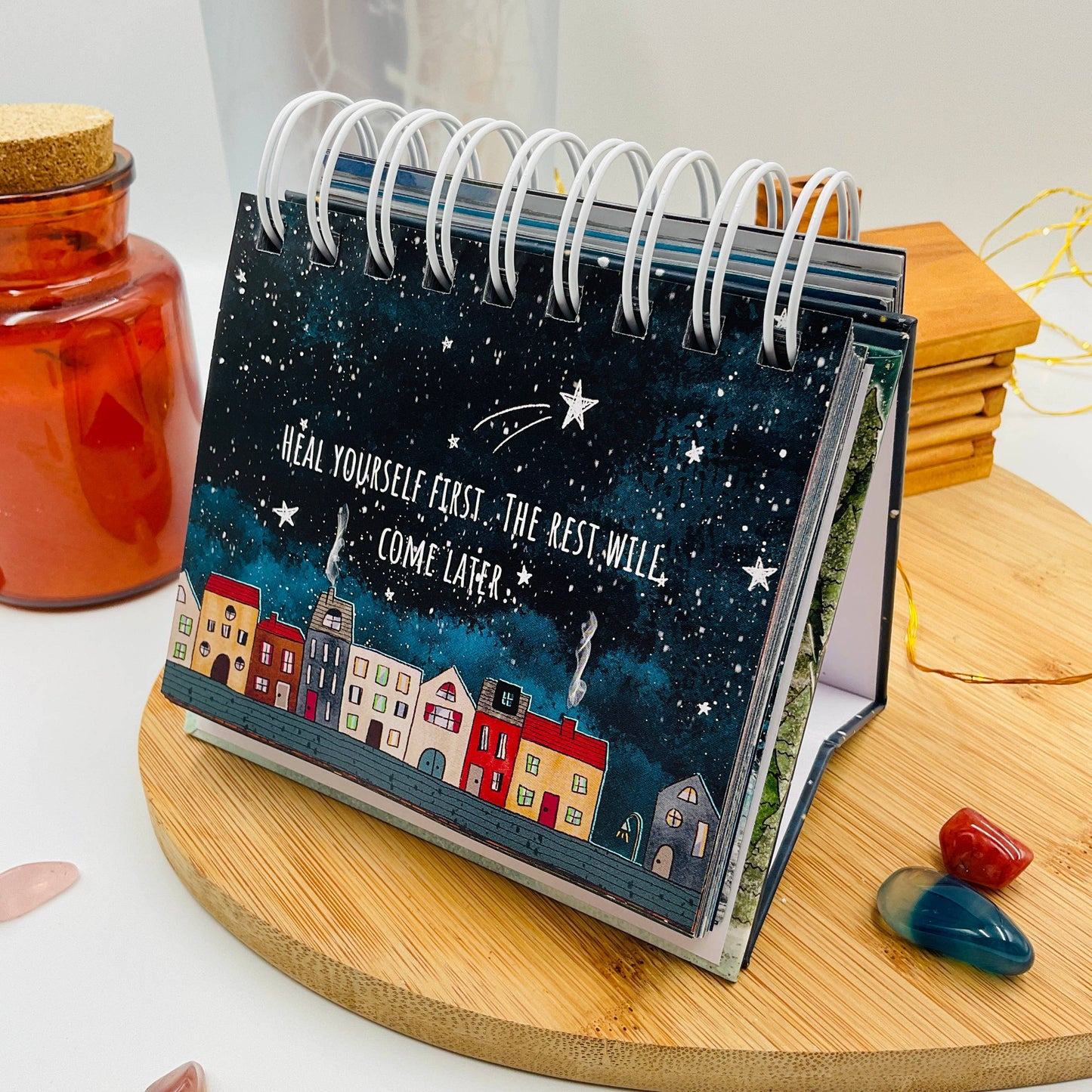 Fox Under The Moon - Thought For The Day: 366 Desktop Quotes - UNDATED