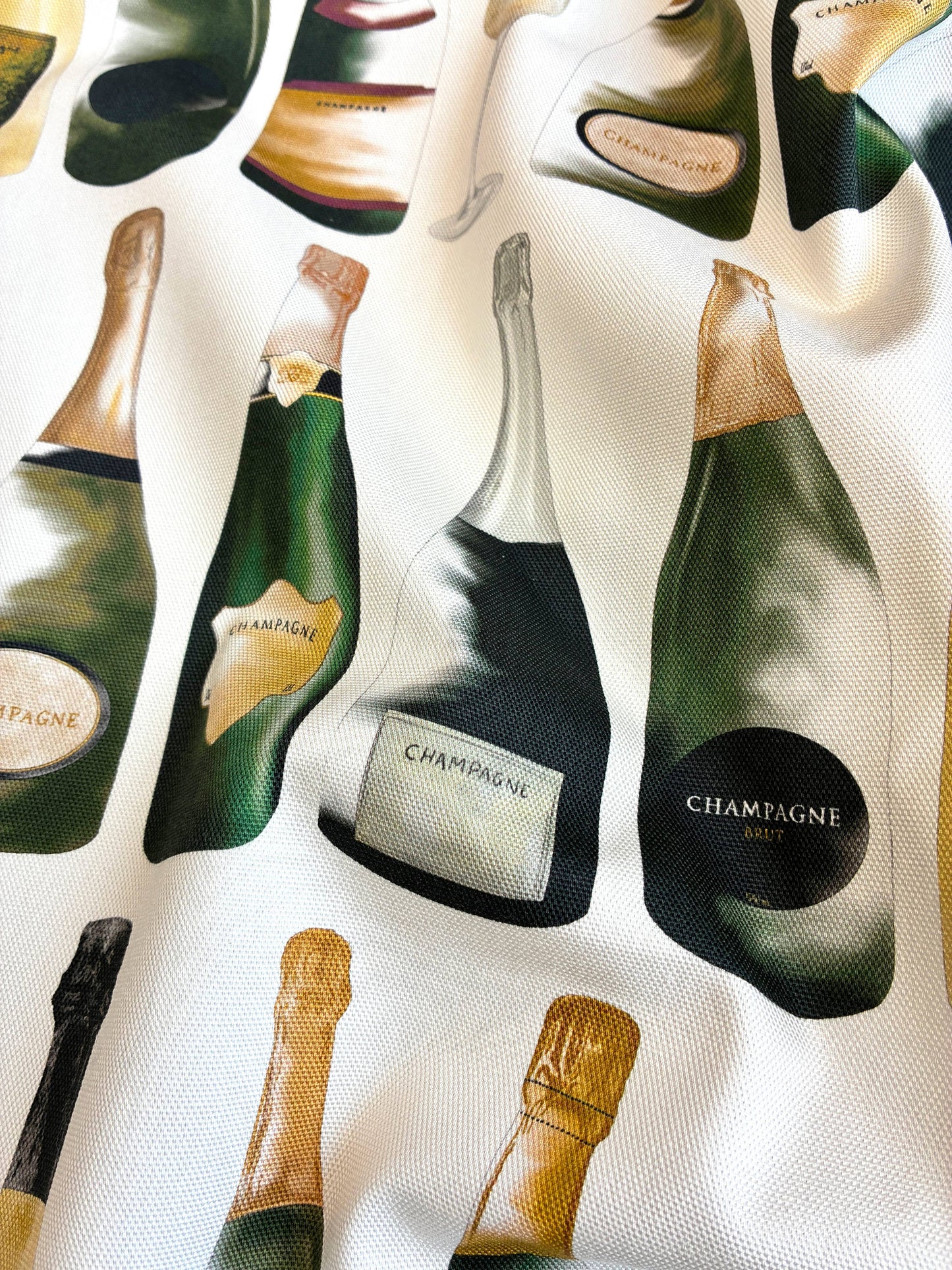 Champagne Tea Towel - 100% Cotton - Champagne Please