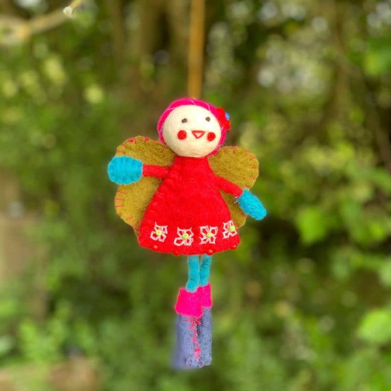 The Paper High Gift Company Ltd - Felt Alpine Winter Fairy Decoration - Scandi Style