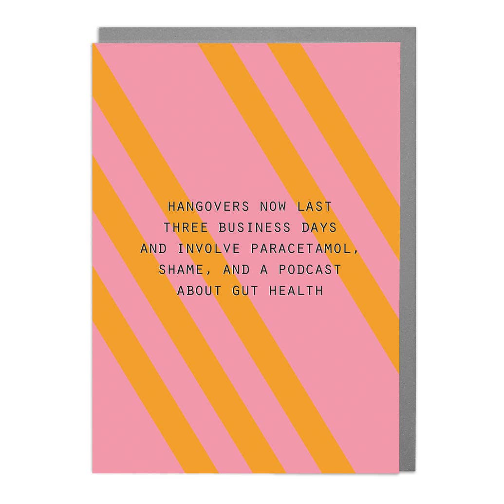 Hangovers - Humorous Card by Lola Design