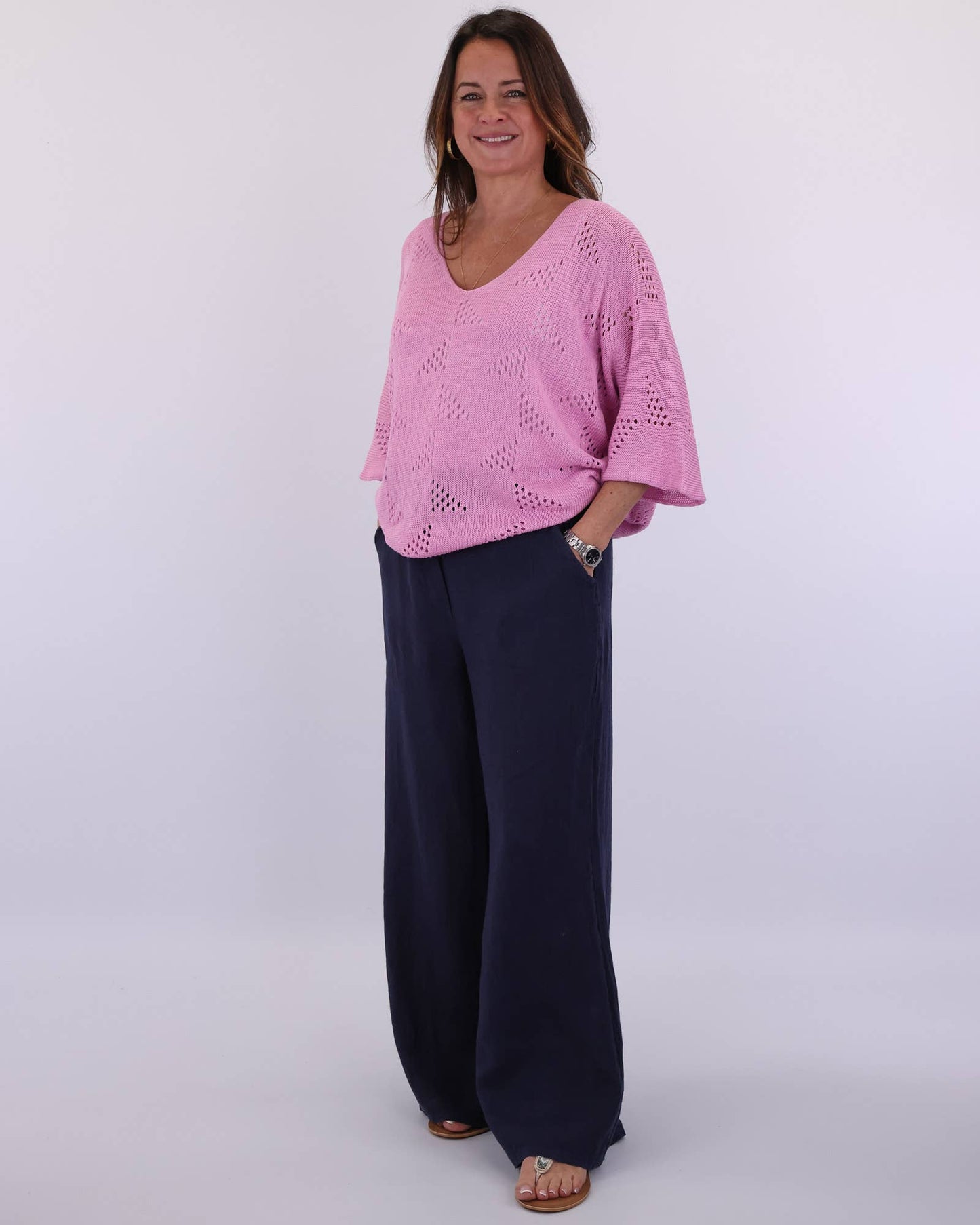 Cadenza Italy Ltd - Cotton Blend Patterned Tunic