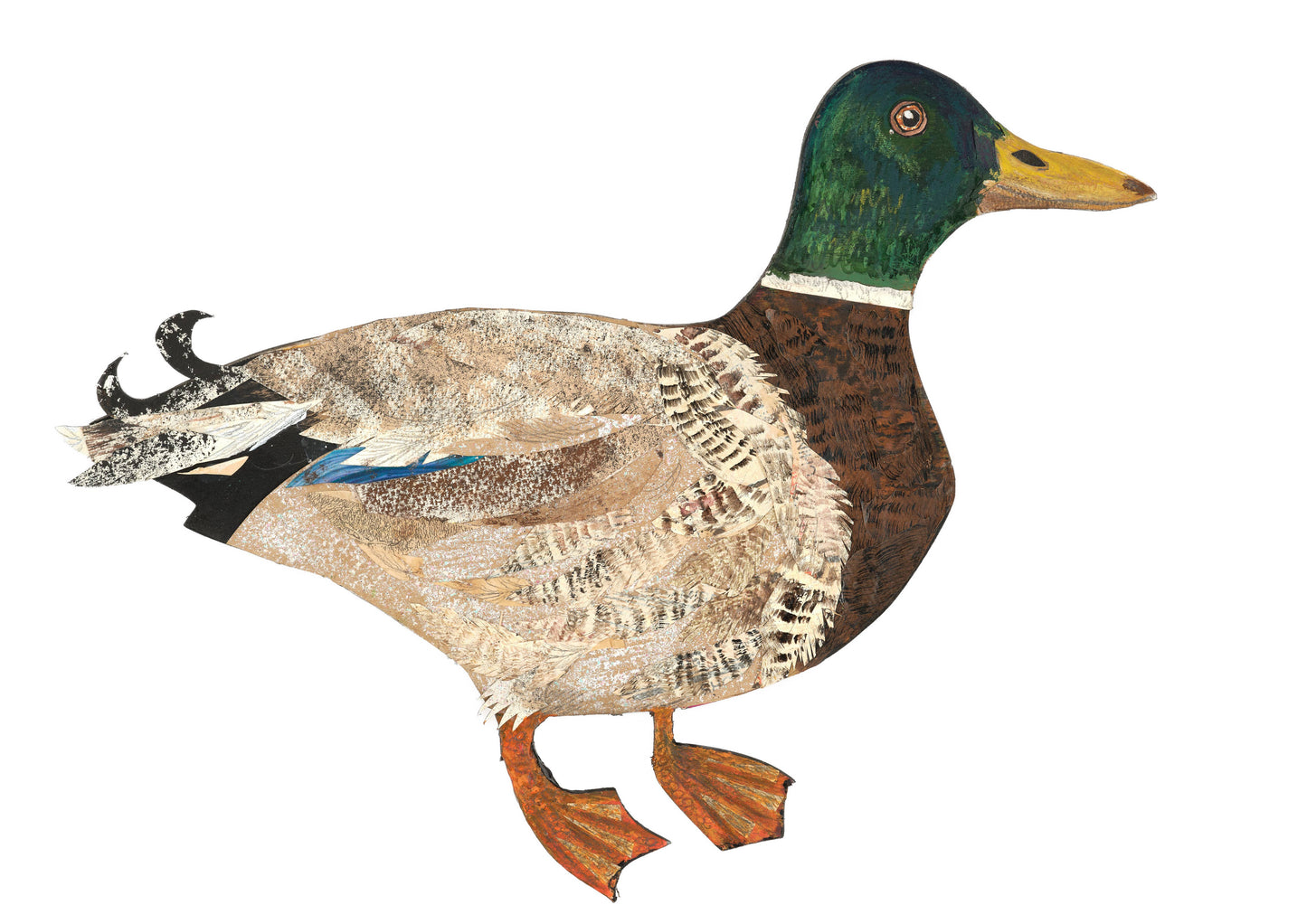 Clare O’Neill Artworks - Mallard birch plywood decoration 