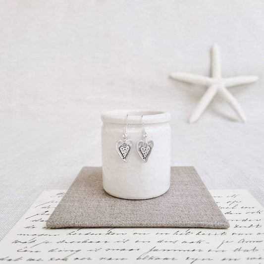 Zamsoe - Heart on heart earrings