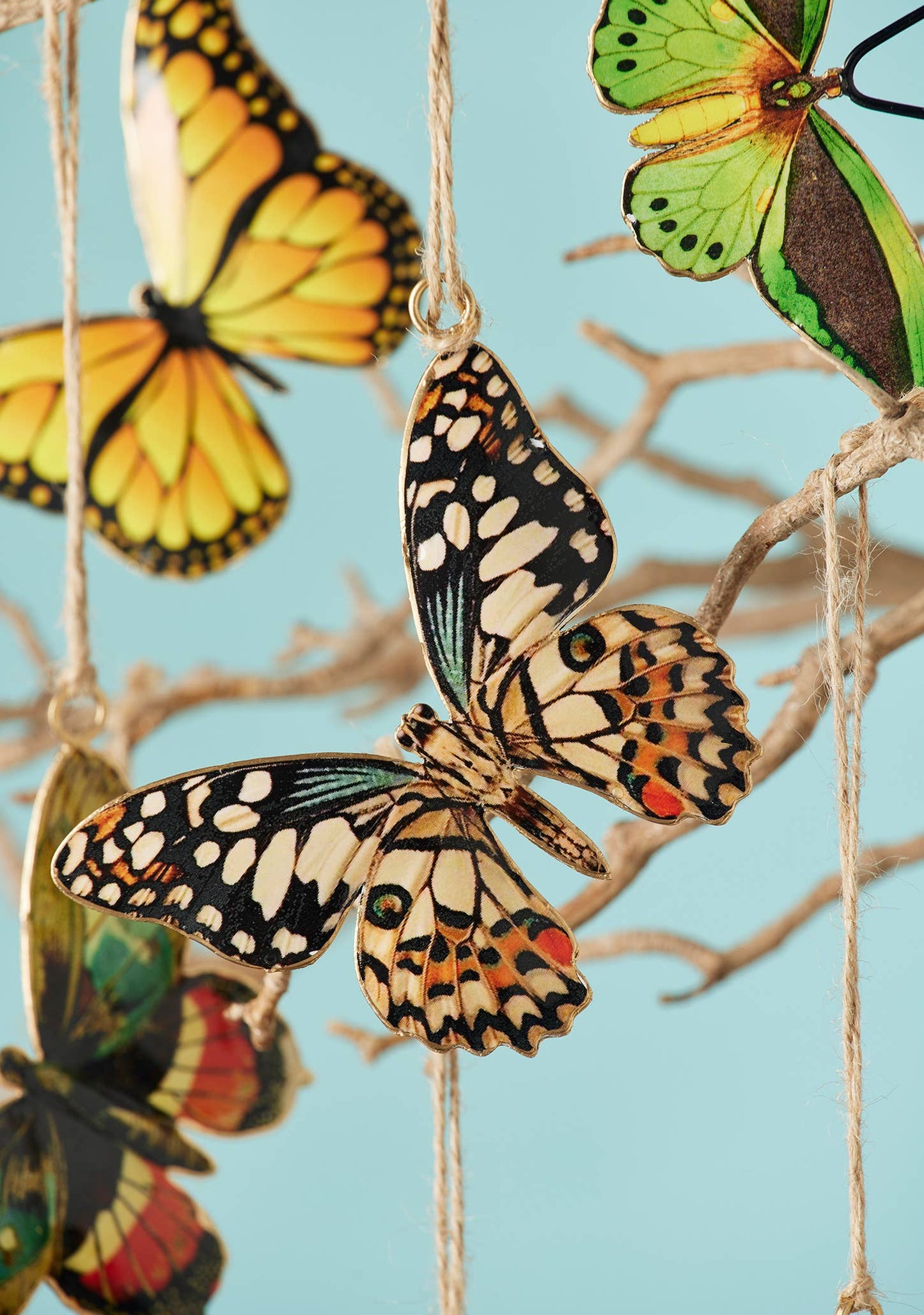Namaste - Butterfly Metal Decoration