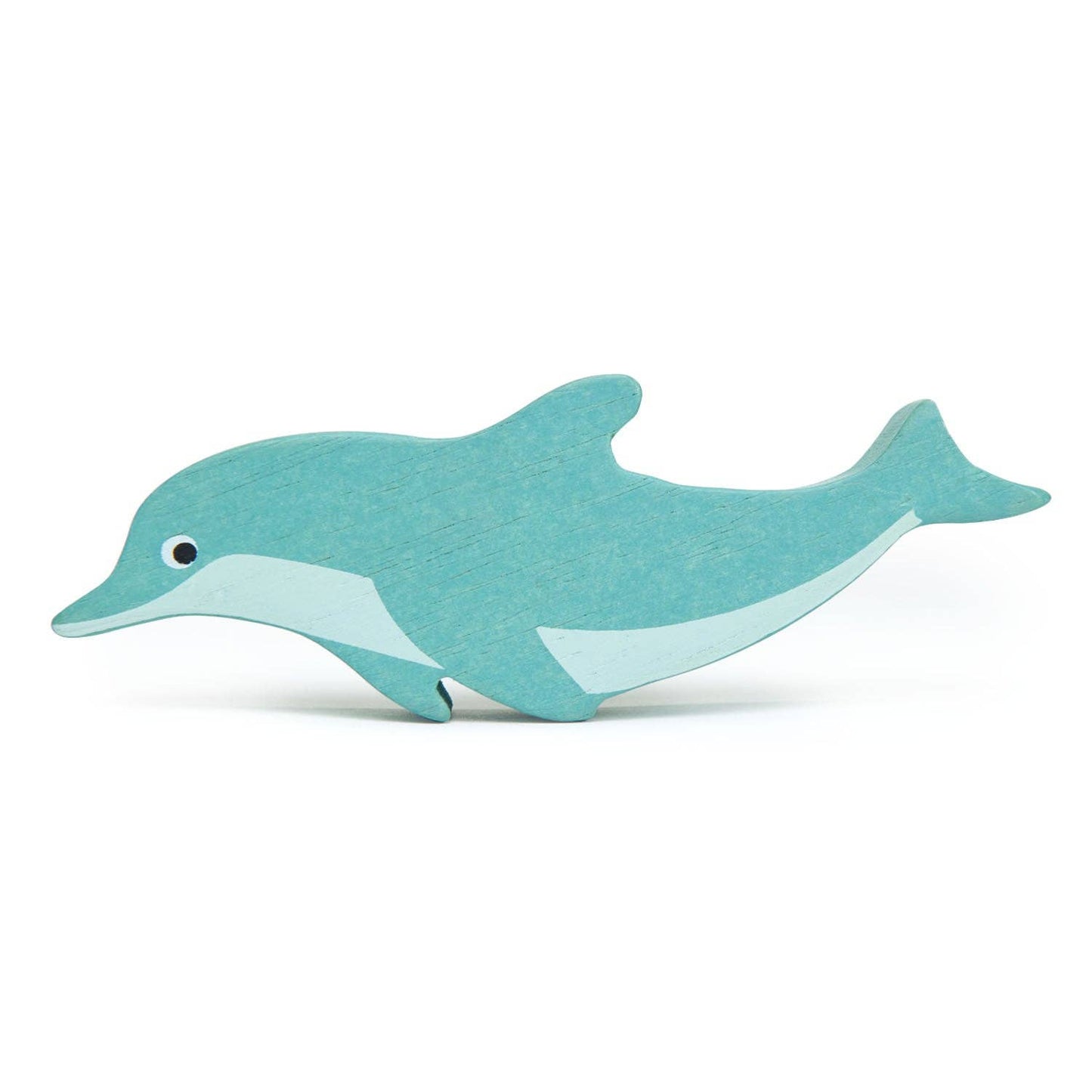 Threadbear Design UK - Wooden Dolphin Toy for Kids - Coastal Animals