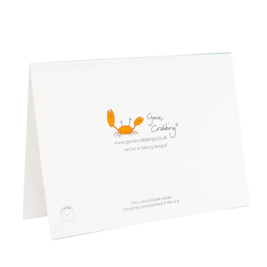 Gone Crabbing - Hi My Name's Steve Greeting Card