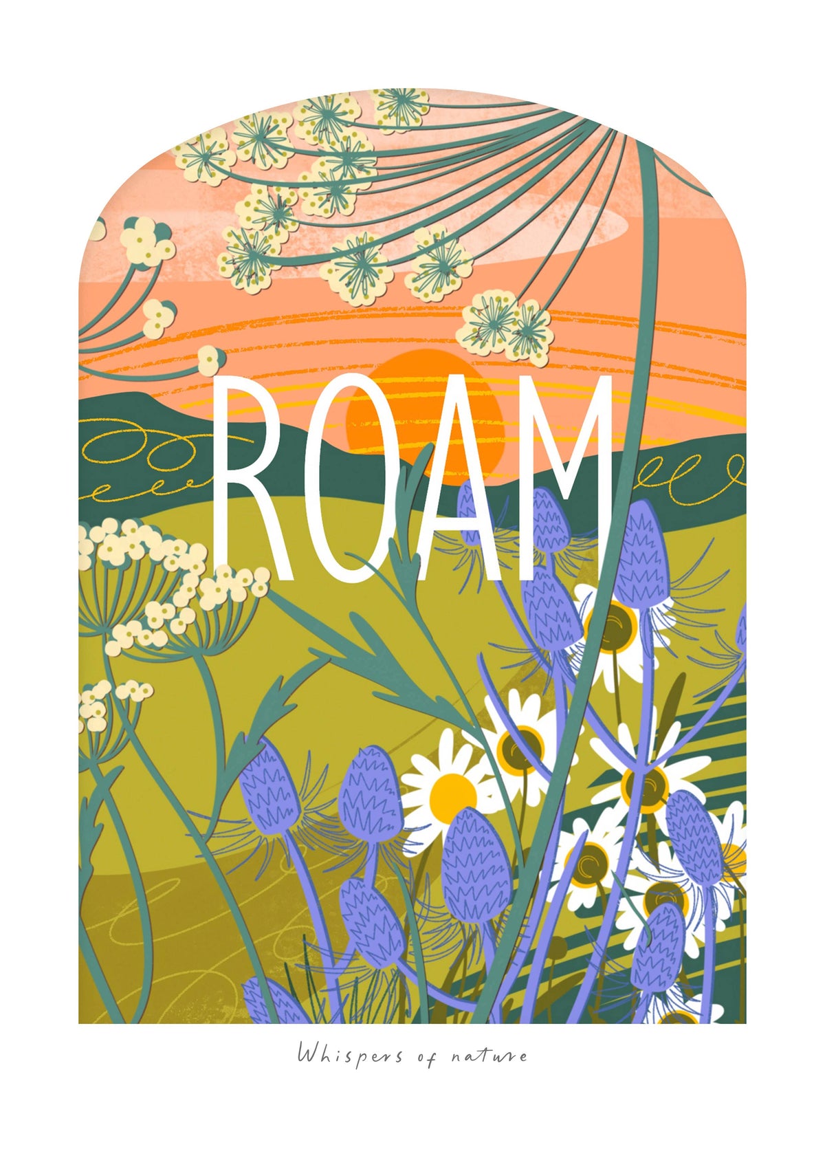 Roam | A4 Nature Art Print | Whispers of Nature Collection