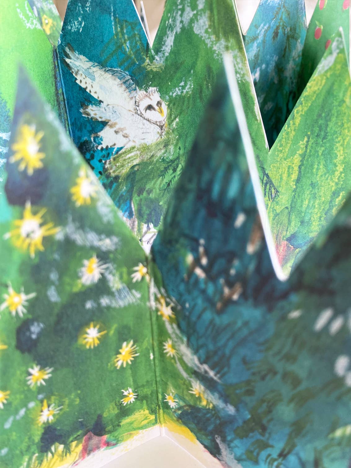 Esther Kent Design - Enchanted Forest Hand-finished Concertina Card