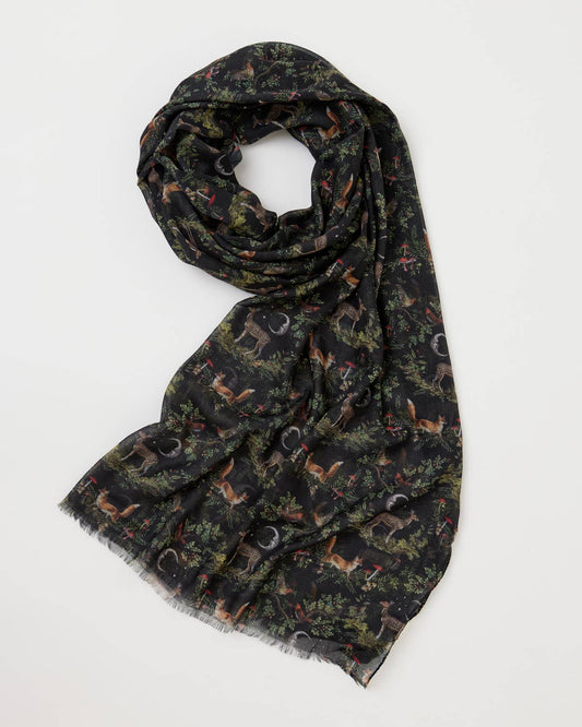 Fable - A Night's Tale Woodland Lightweight Scarf Midnight