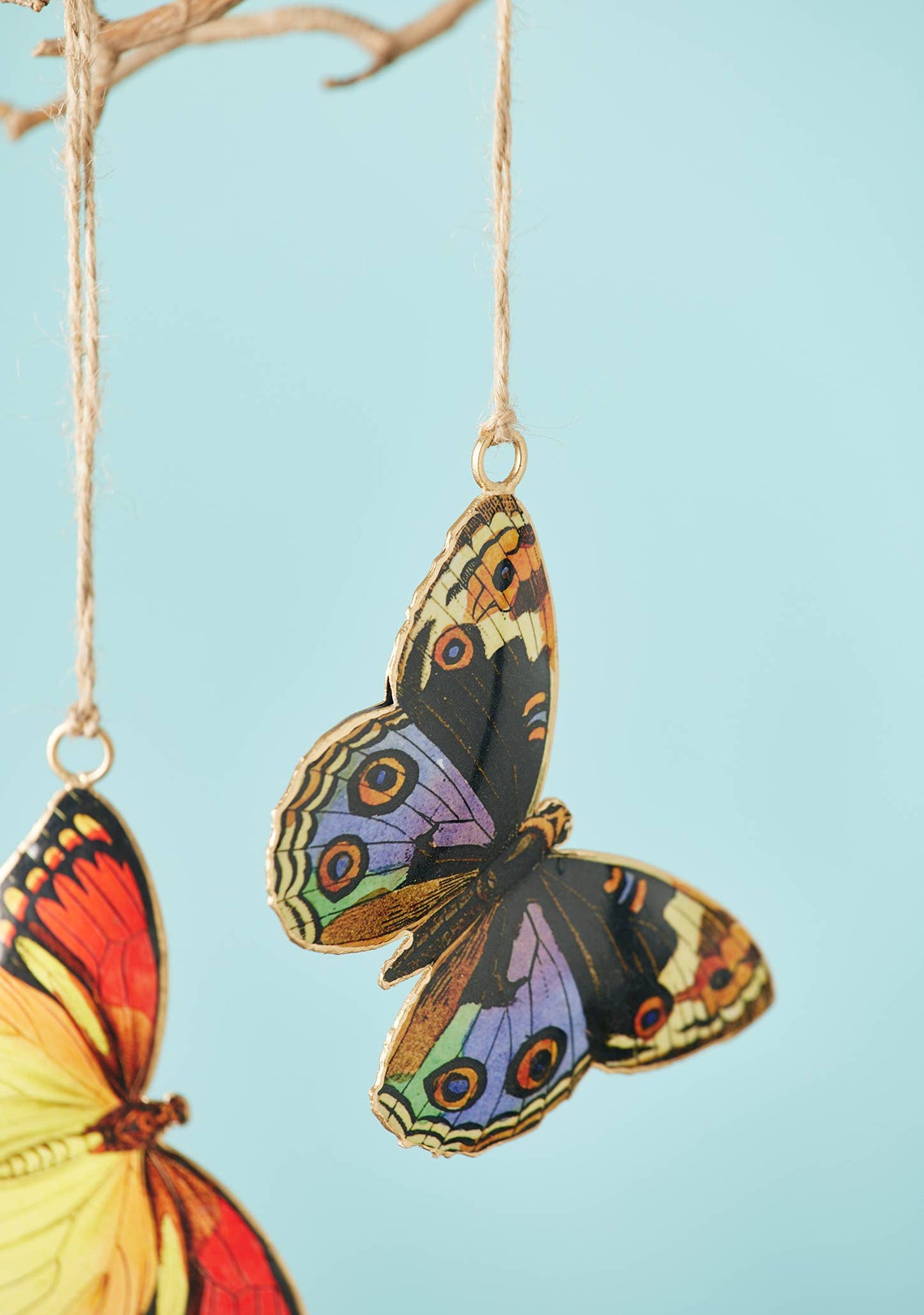 Namaste - Butterfly Metal Decoration
