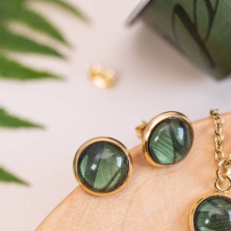 Coffee Pod Creations - Eco Friendly Stud Earrings - Handmade from Coffee Pods