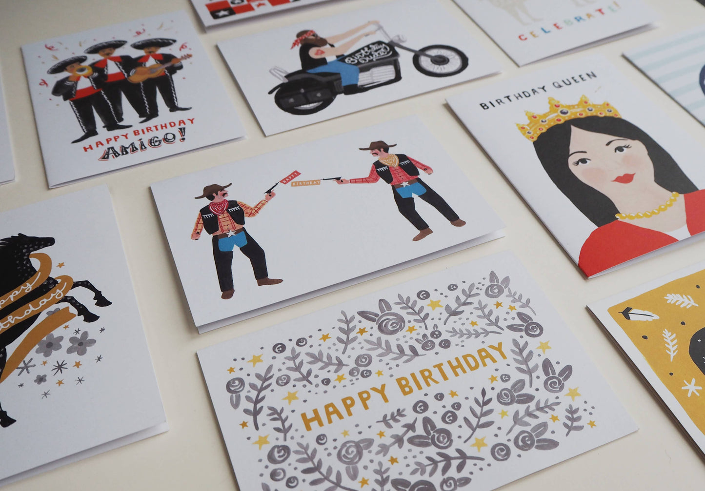 40th Birthday Hand Lettered Illustrated Birthday Card