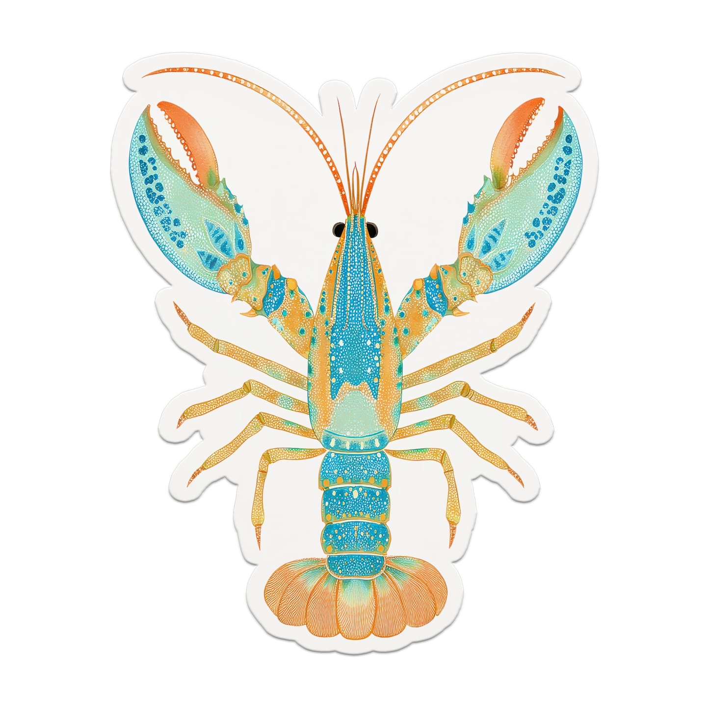 Lobster Seaside Coastal Postcards Stationery Notecards
