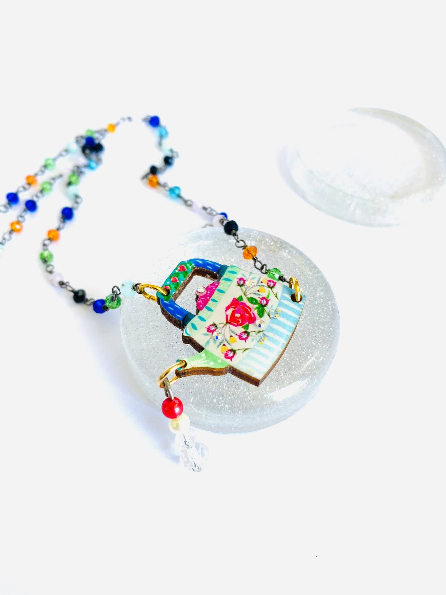 Rosie Rose Parker - Little teapot statement necklace