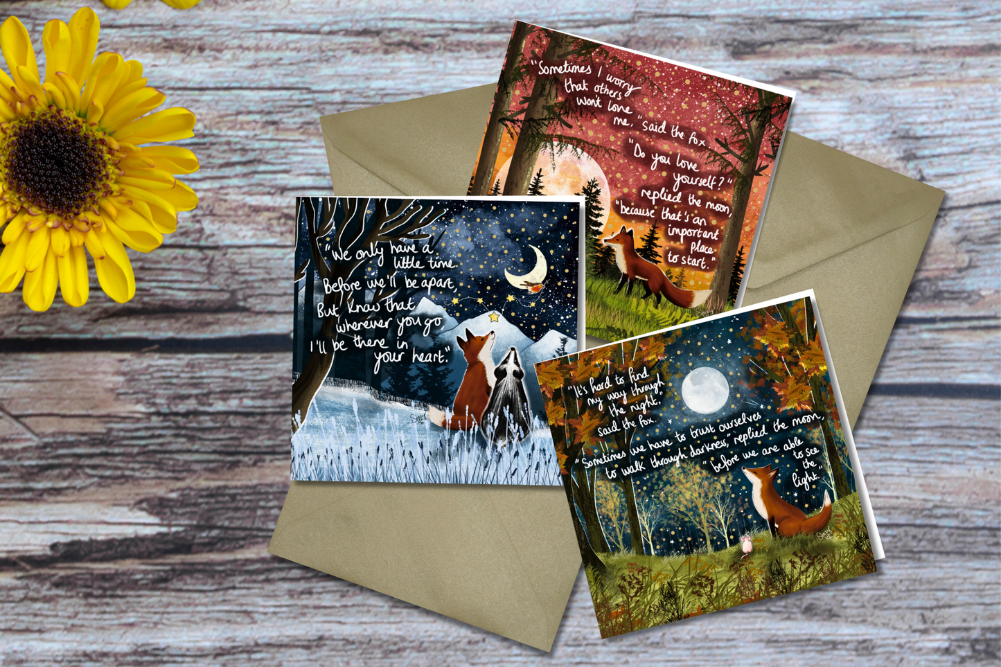 Fox under the Moon - 'Whole Again' - Greeting Card From Fox Under The Moon