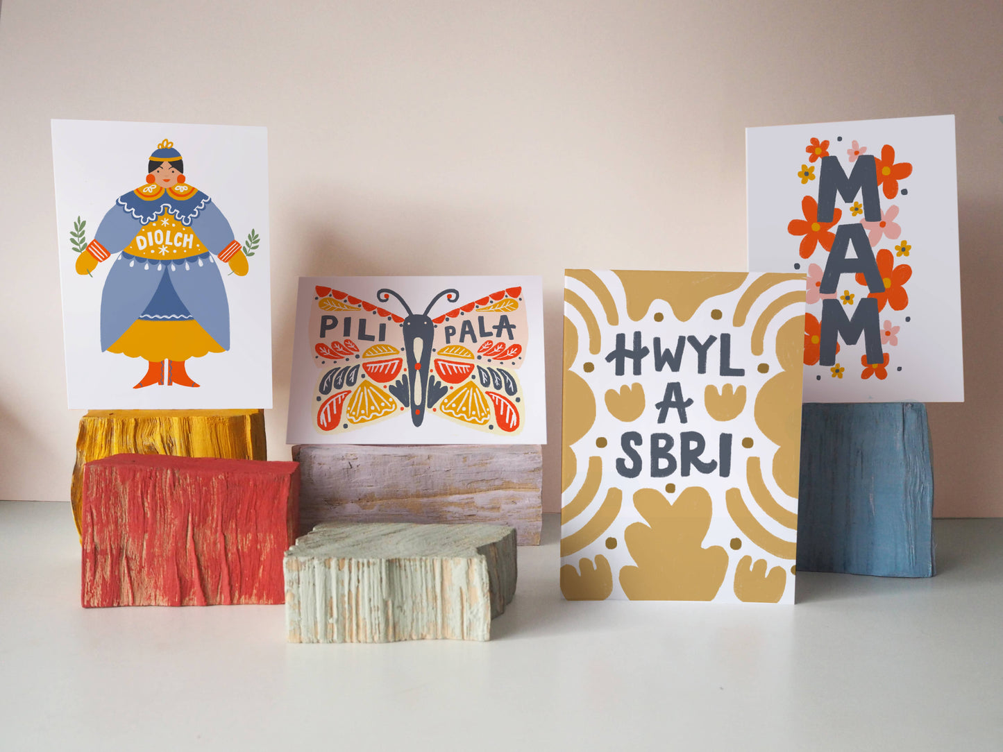 Diolch Welsh Language Thank You Card 