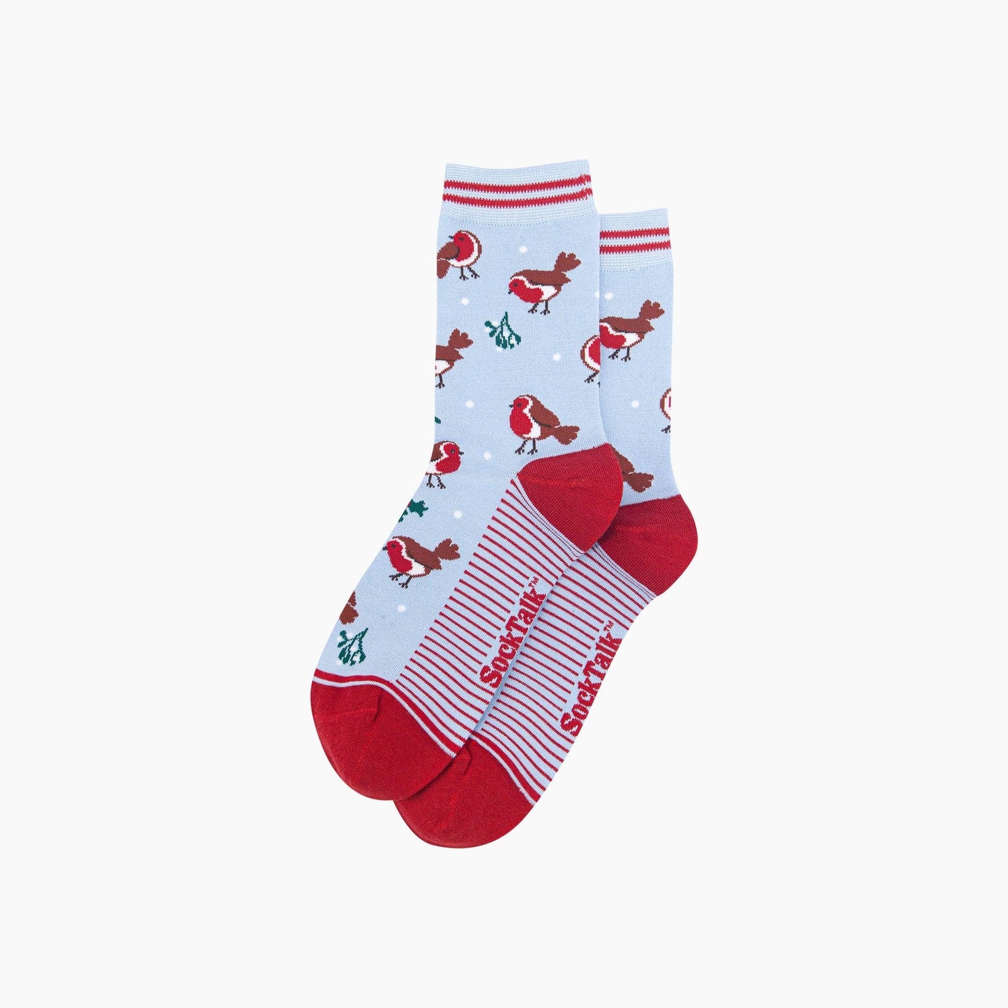 Robin Women's Bamboo Socks in Icy Blue