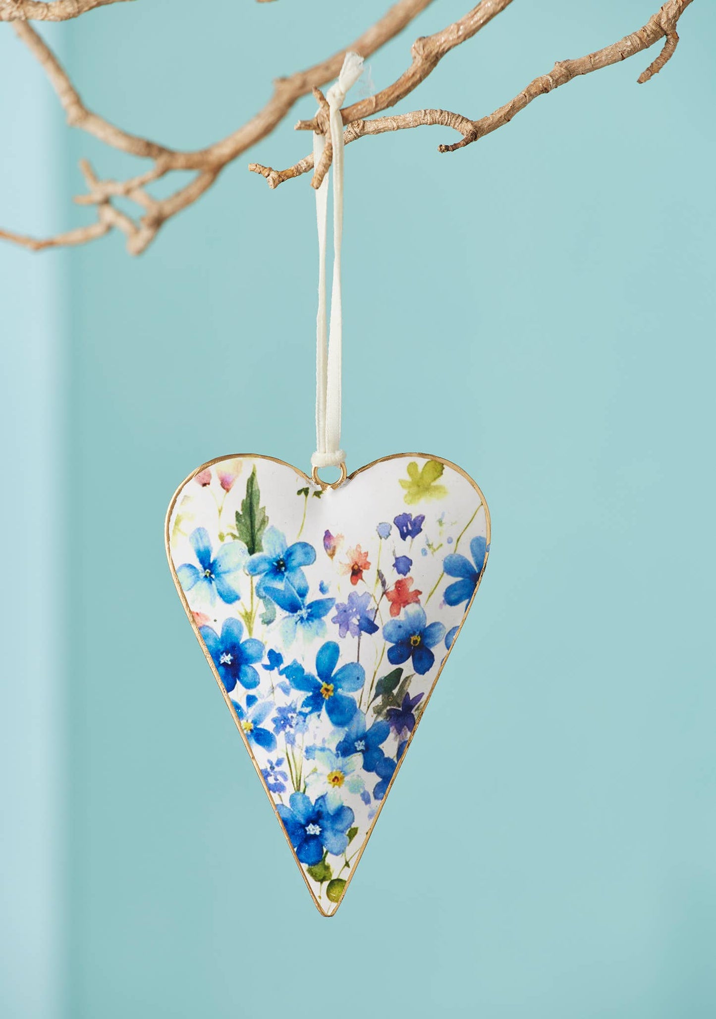 Namaste - Watercolour Floral Heart Decoration