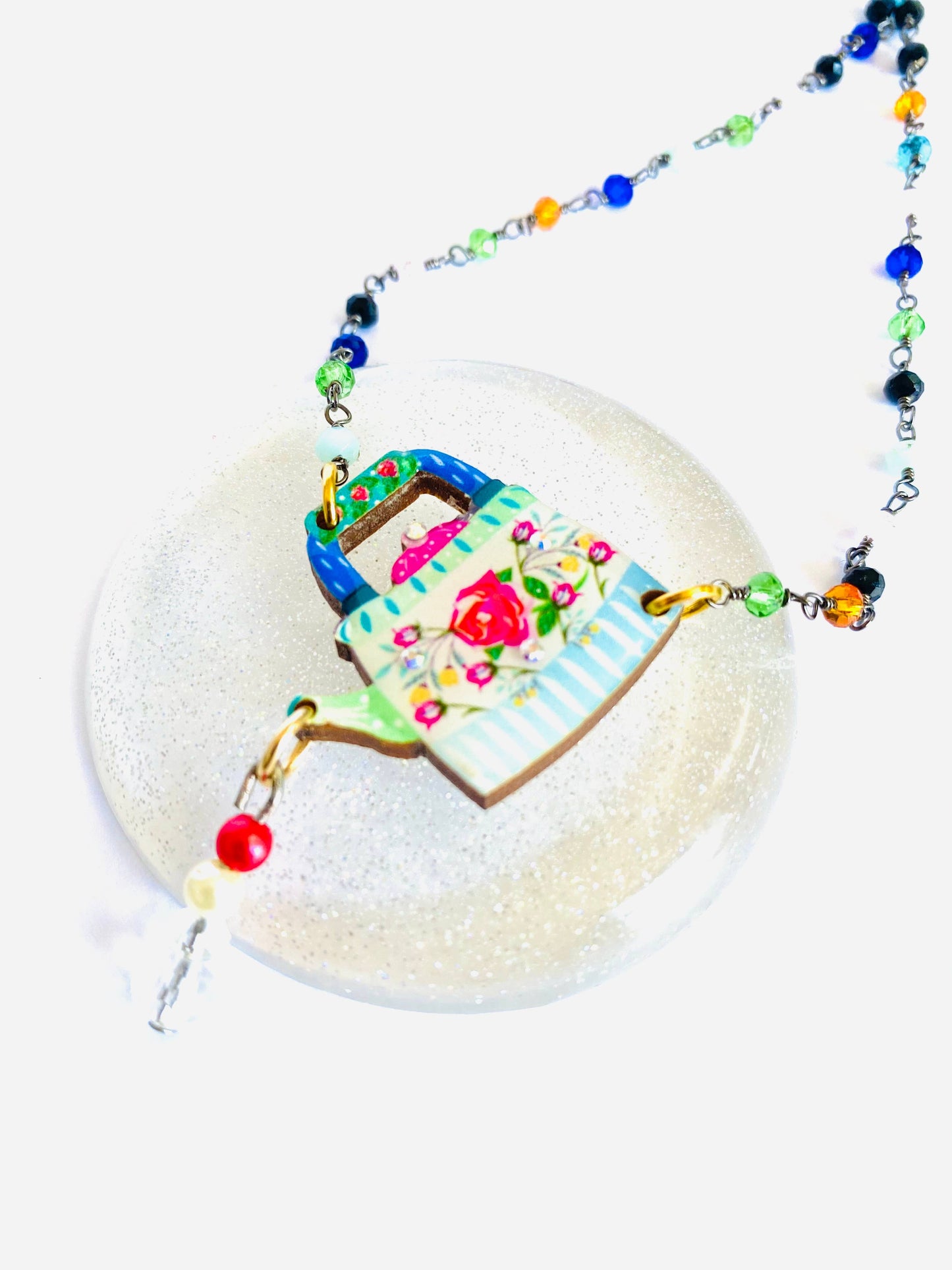 Rosie Rose Parker - Little teapot statement necklace