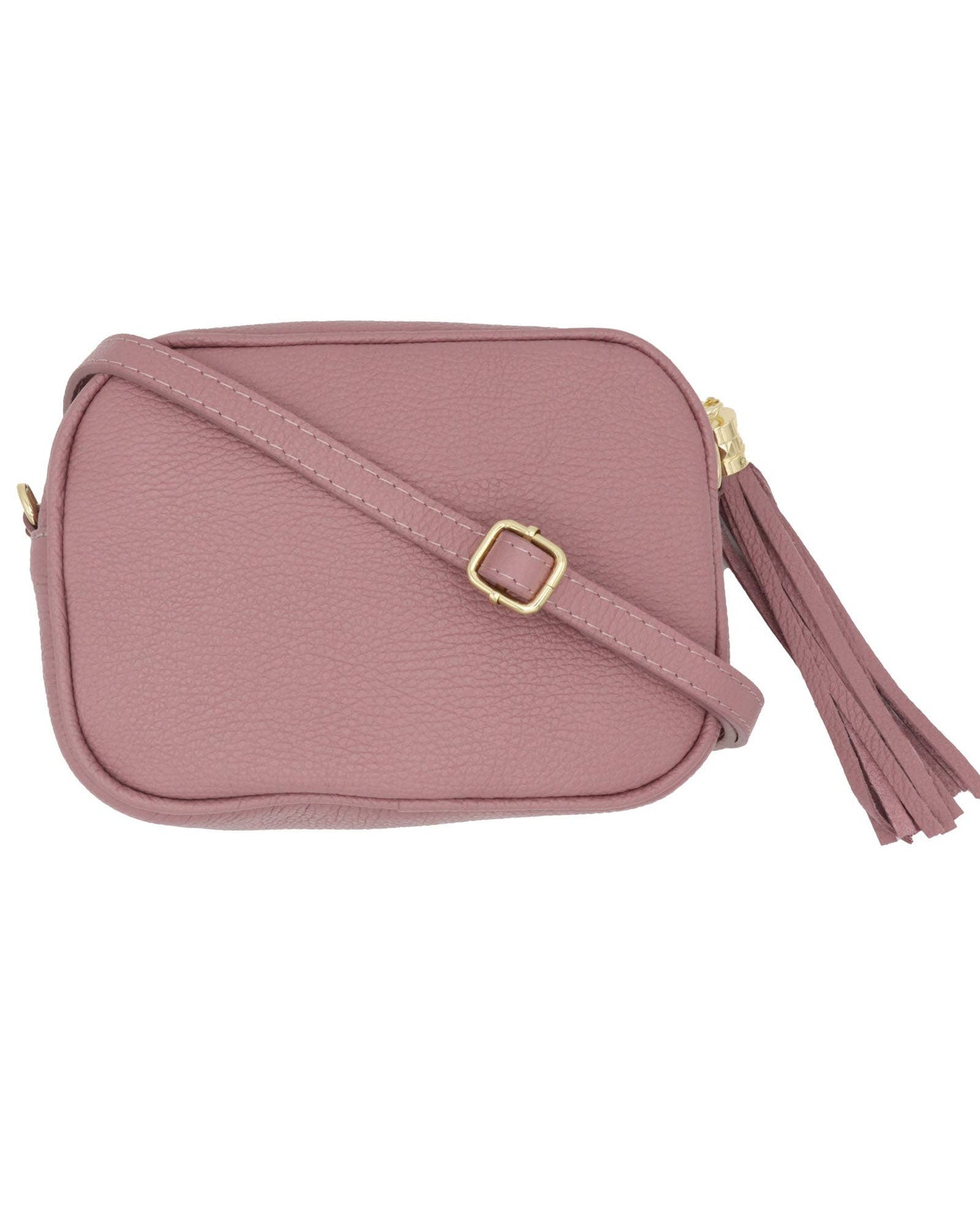 Cadenza Italy Ltd -  Crossbody Leather Camera Bag: Burnt Orange