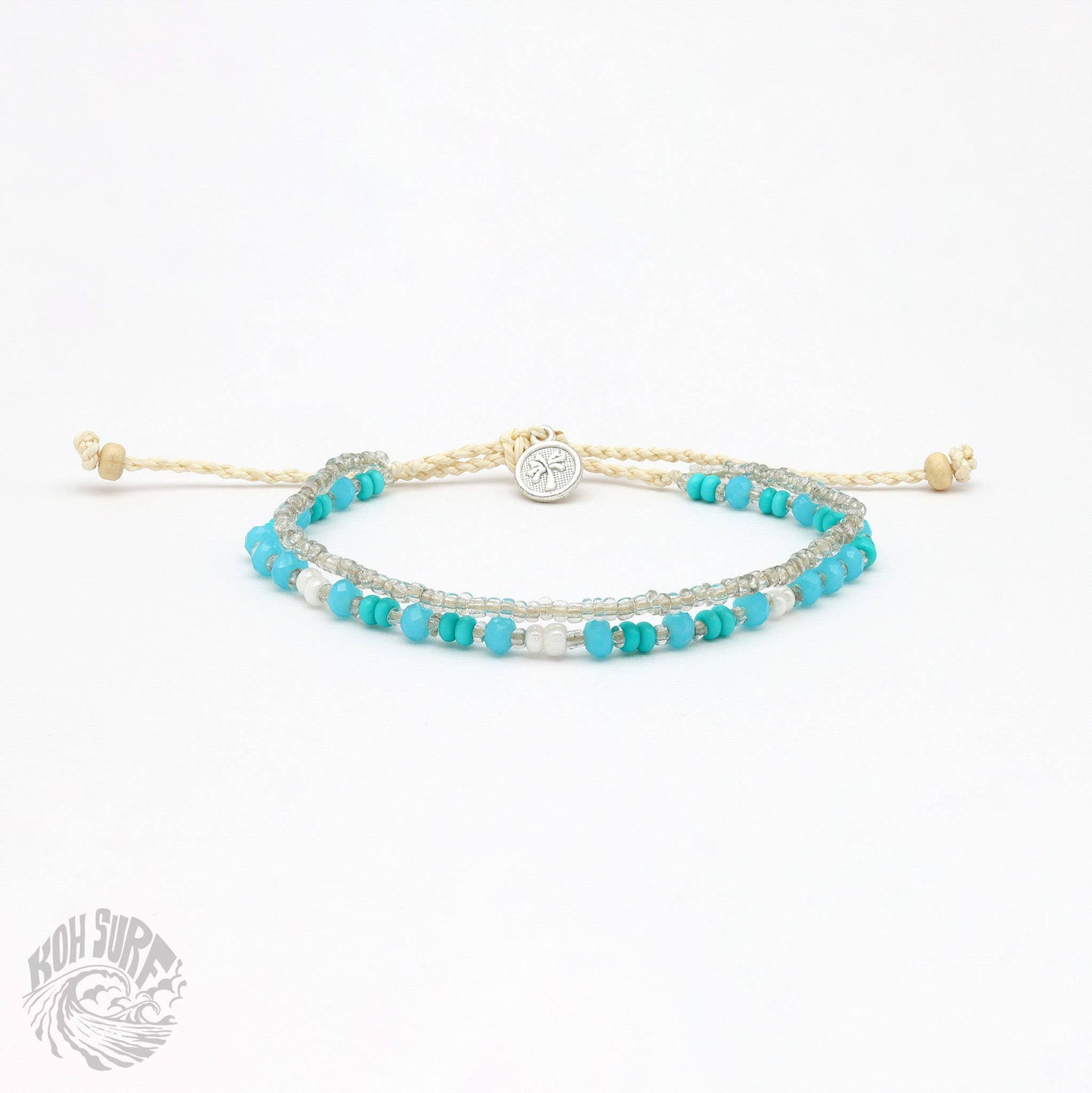 Pineapple Island -  Kanawa Beach Beaded Bracelet, Surf Bracelet by Koh Surf : Summer Tones