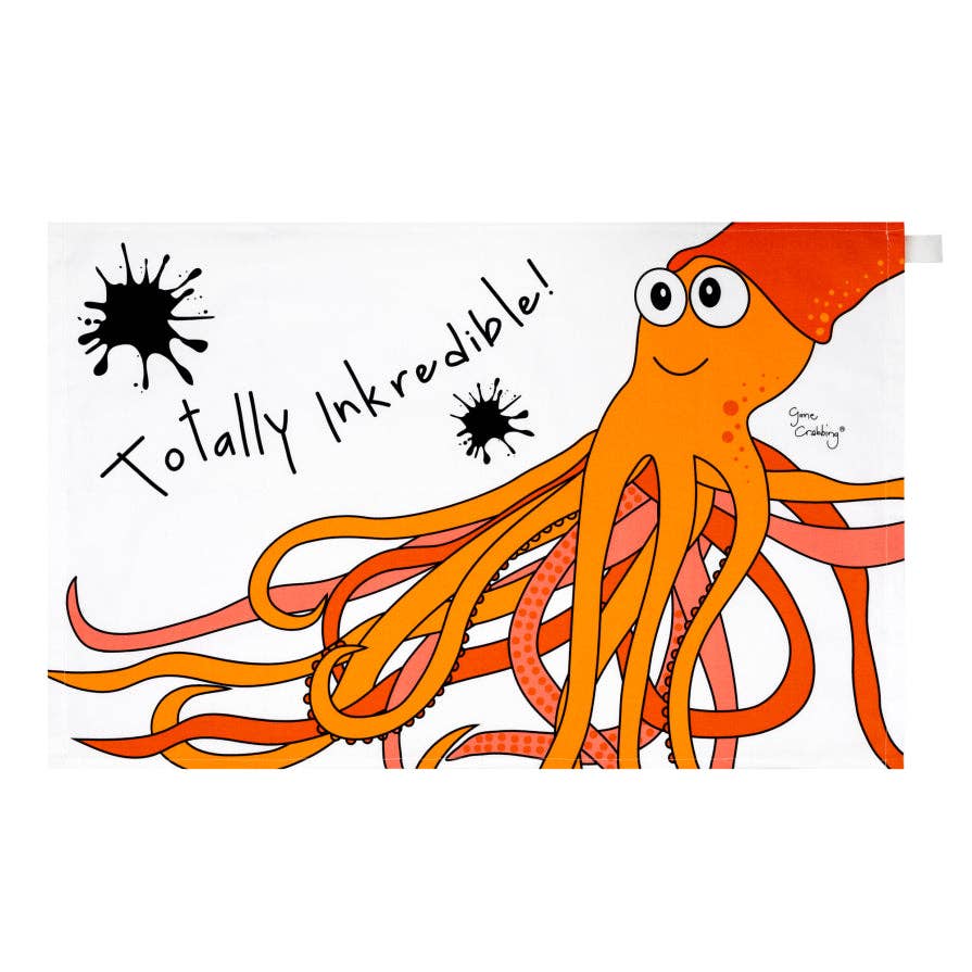 Gone Crabbing - Totally Inkredible Tea Towel