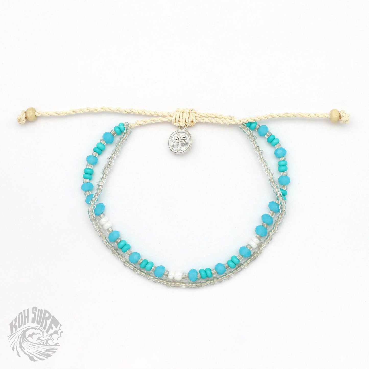 Pineapple Island -  Kanawa Beach Beaded Bracelet, Surf Bracelet by Koh Surf : Summer Tones