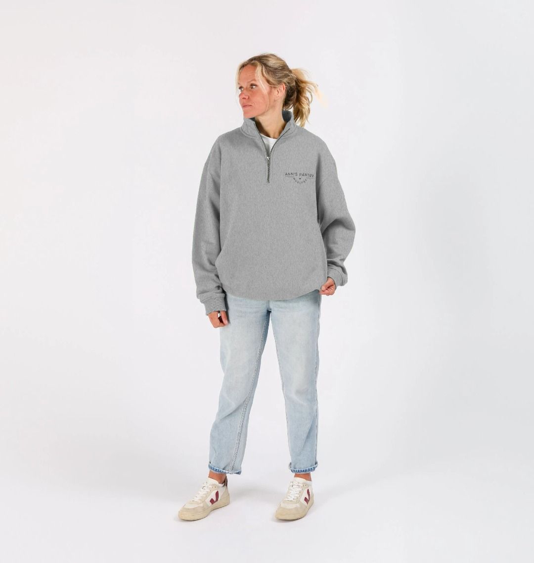 Ann's Pantry 1/4 zip Jumper
