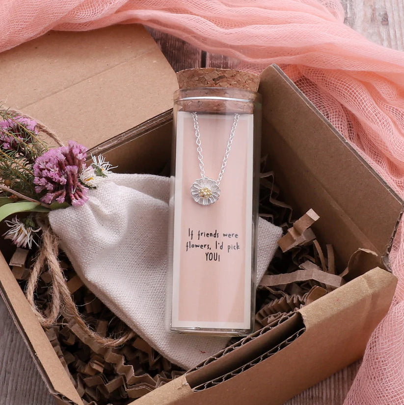 Attic Creations If friends were flowers ..daisy necklace