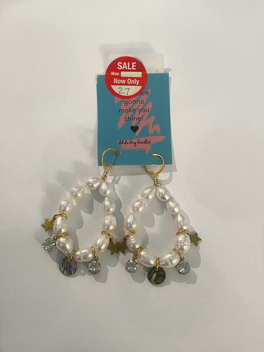 Shh by Sadie Freshwater Pearl Earrings