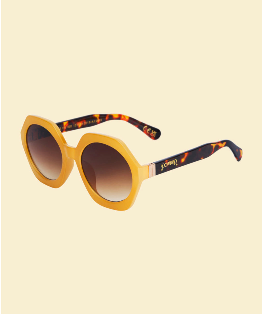 Luxe Georgie - Custard/Tortoiseshell Sunglasses