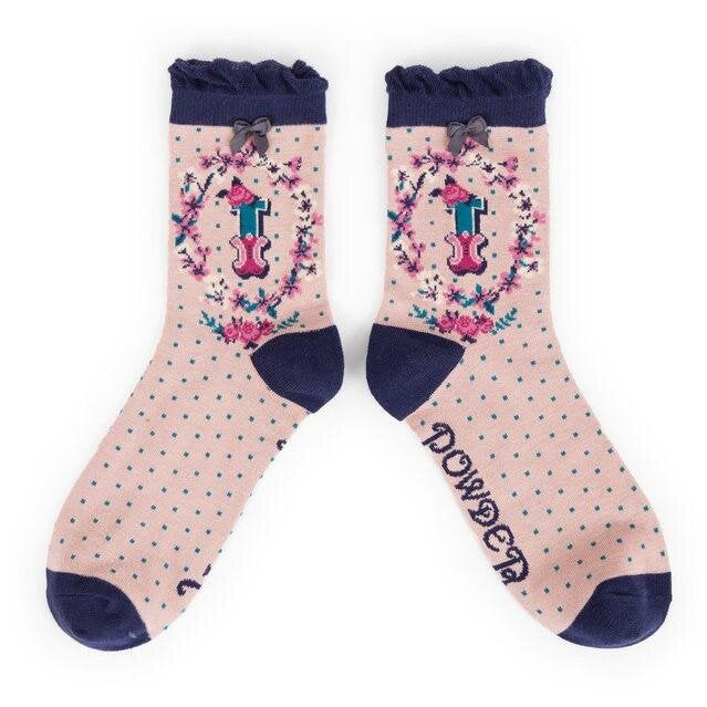 Powder Design Alphabet Monogram Socks