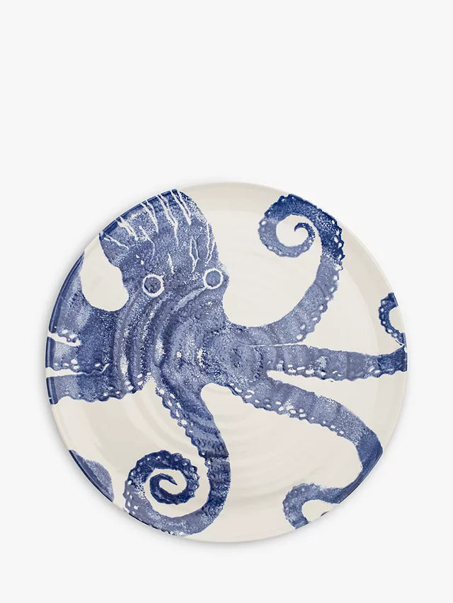 Bliss Home Blue Octopus Platter